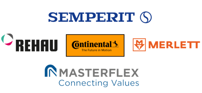 <br />
<strong><span style="font-size:16px;">In unserem Sortiment finden Sie Industrieschl&auml;uche namhafter Hersteller z.B. Masterflex, Semperit, Rehau und Merlett und viele weitere</span></strong>